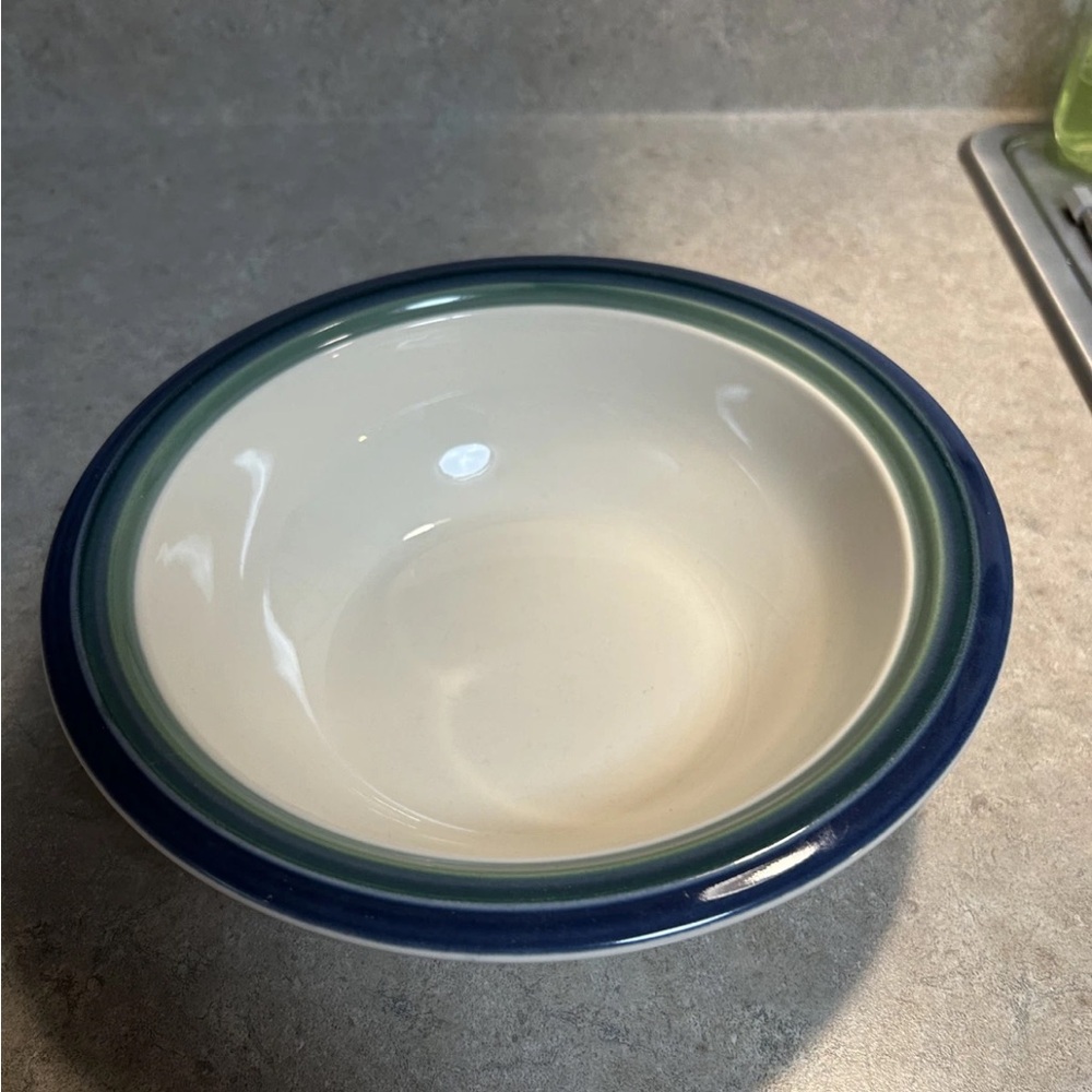 2 - Pfaltzgraff Ocean Breeze Serving Bowl retired pattern 9 5/8 in diameter